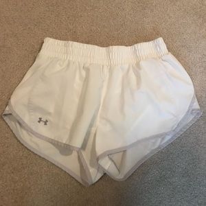 White Under Armour Shorts